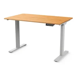 Humanscale Standing Desks<eFloat Go 2.0 48"W Electric Rectangular Adjustable Standing Desk, Bamboo (FYH12TS2448BM)