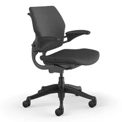 Humanscale Office Chairs<Freedom Ergonomic Fabric Swivel Task Chair, Gray (F111GFT12XFSHNSC)