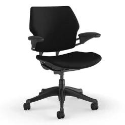Humanscale Office Chairs<Freedom Ergonomic Fabric Swivel Task Chair, Black (F111GFT10XFSHNSC)
