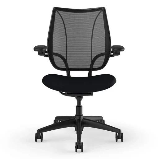 Humanscale Office Chairs<Liberty Ergonomic Fabric Swivel Task Chair, Black (L113BM10CF10XFSHNSC)