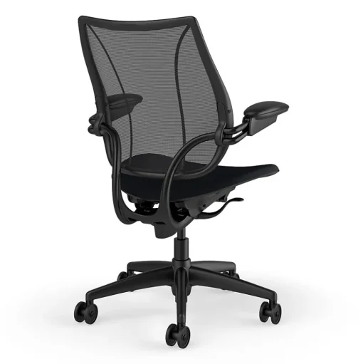 Humanscale Office Chairs<Liberty Ergonomic Fabric Swivel Task Chair, Black (L113BM10CF10XFSHNSC)