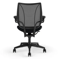 Humanscale Office Chairs<Liberty Ergonomic Fabric Swivel Task Chair, Black (L113BM10CF10XFSHNSC)