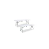 ICEBERG Folding Tables<Bifold Resin Folding Table, Rectangular, 94.5" x 29.9" x 30", White Granite Top, 2/Pack (ICE61273)