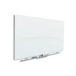 ICEBERG Dry Erase<Clarity Magnetic 36"x62" Glass Dry Erase Board (31193)