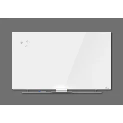 ICEBERG Dry Erase<Clarity Magnetic 36"x62" Glass Dry Erase Board (31193)