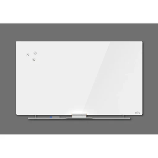 ICEBERG Dry Erase<Clarity Magnetic 36"x62" Glass Dry Erase Board (31193)