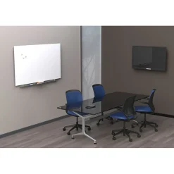 ICEBERG Dry Erase<Clarity Magnetic 36"x62" Glass Dry Erase Board (31193)