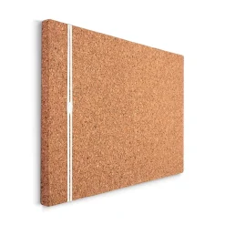 ICEBERG Bulletin<Frameless 24"x38" Designer Cork Bulletin Board (35010)