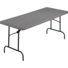 ICEBERG Folding Tables<IndestrucTable TOO 1200 Series Folding Table, 72" x 30", Charcoal (65227)