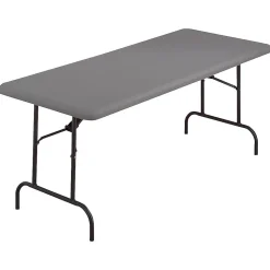 ICEBERG Folding Tables<IndestrucTable TOO 1200 Series Folding Table, 72" x 30", Charcoal (65227)