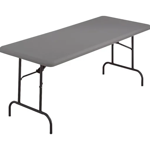 ICEBERG Folding Tables<IndestrucTable TOO 1200 Series Folding Table, 72" x 30", Charcoal (65227)