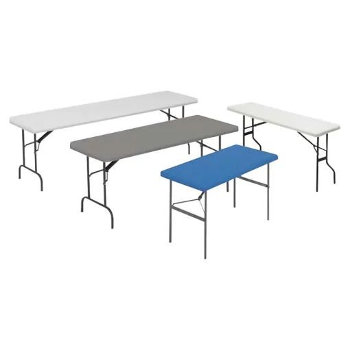 ICEBERG Folding Tables<IndestrucTable TOO 1200 Series Folding Table, 72" x 30", Charcoal (65227)