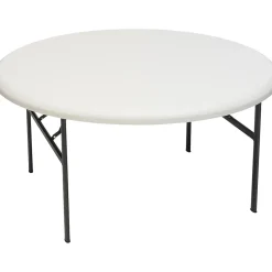 ICEBERG Folding Tables<® IndestrucTables TOO™ 1200 Series Folding Table, 60" Round, Platinum