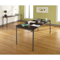 ICEBERG Folding Tables<Maxx Legroom Rectangular Folding Table, Walnut, 29 1/2"H x 72"W x 30"D