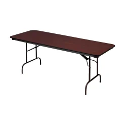 ICEBERG Folding Tables<Premium Folding Table, 72" x 30", Mahogany (55224)