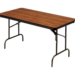 ICEBERG Folding Tables<® Premium Wood Laminate Folding Tables, 96x30", Oak