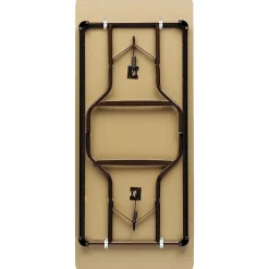 ICEBERG Folding Tables<® Premium Wood Laminate Folding Tables, 60x18", Mahogany