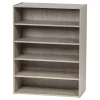 Iris Bookcases<31.51" 5-Shelf Bookcase, Gray (596987)