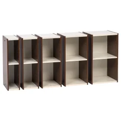 Iris Shelving<® 11" x 23" Space Saving Shelf, Sema Series, Walnut Brown (596303)