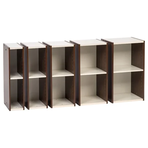 Iris Shelving<® 11" x 23" Space Saving Shelf, Sema Series, Walnut Brown (596303)
