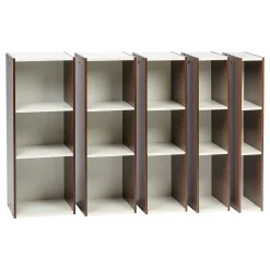 Iris Shelving<® 11" x 34" Space Saving Shelf, Walnut Brown (596308)