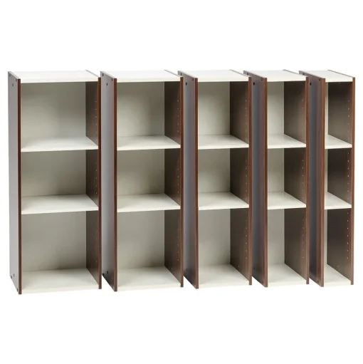 Iris Shelving<® 11" x 34" Space Saving Shelf, Walnut Brown (596308)