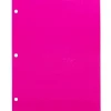 JAM Paper Multipurpose Paper<3 Hole Punch 24lb Colored Paper, 8.5 x 11, Ultra Fuchsia Pink, 100 Sheets/Pack (354428163)