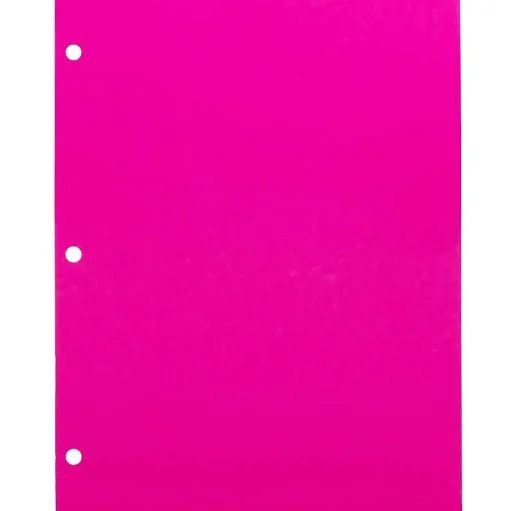 JAM Paper Multipurpose Paper<3 Hole Punch 24lb Colored Paper, 8.5 x 11, Ultra Fuchsia Pink, 100 Sheets/Pack (354428163)