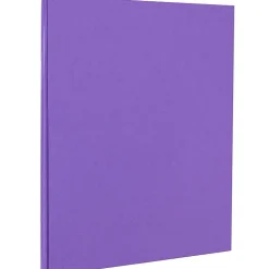 JAM Paper Card Stock<65 lb. Cardstock Paper, 8.5" x 11", Violet Purple, 50 Sheets/Pack (102426)