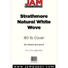 JAM Paper Card Stock<80 lb. Cardstock Paper, 8.5" x 14", Natural White, 50 Sheets/Pack (17428899)