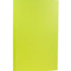 JAM Paper Card Stock<65 lb. Cardstock Paper, 8.5" x 14", Ultra Lime Green, 50 Sheets/Pack (16730929)