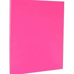 JAM Paper Card Stock<65 lb. Cardstock Paper, 8.5" x 11", Ultra Fuchsia Pink, 250 Sheets/Ream (184851B)