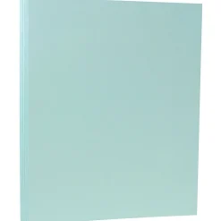 JAM Paper Card Stock<80 lb. Cardstock Paper, 8.5" x 11", Aqua Blue, 50 Sheets/Pack (1524370)