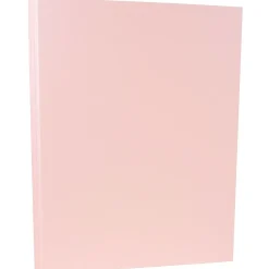 JAM Paper Card Stock<80 lb. Cardstock Paper, 8.5" x 11", Baby Pink, 50 Sheets/Pack (5155791)