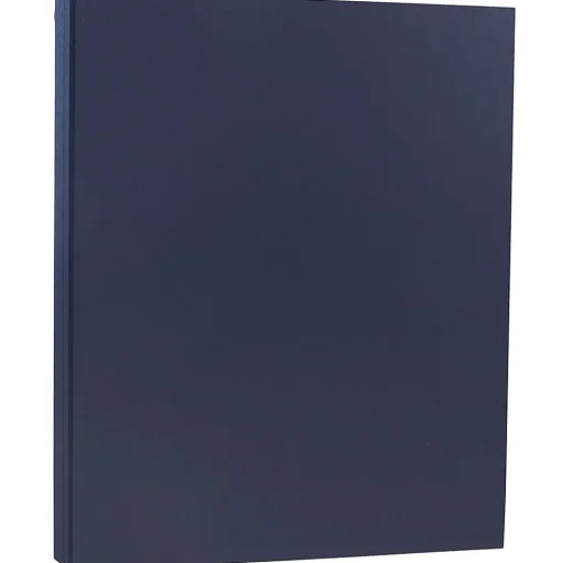 JAM Paper Card Stock<80 lb. Cardstock Paper, 8.5" x 11", Navy Blue, 250 Sheets/Ream (LEBA242B)
