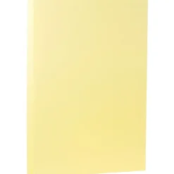 JAM Paper Card Stock<80 lb. Cardstock Paper, 8.5" x 14", Light Yellow, 50 Sheets/Pack (16729341)