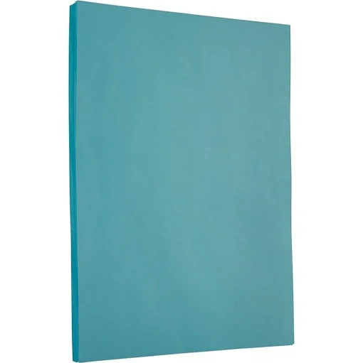 JAM Paper Card Stock<65 lb. Cardstock Paper, 8.5" x 11", Blue, 50 Sheets/Pack (101899)