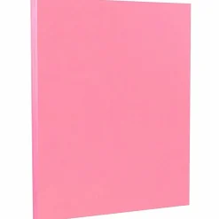 JAM Paper Card Stock<8.5" x 11" Color Cardstock, 65lb, Ultra Pink, 100/pack (103614G)
