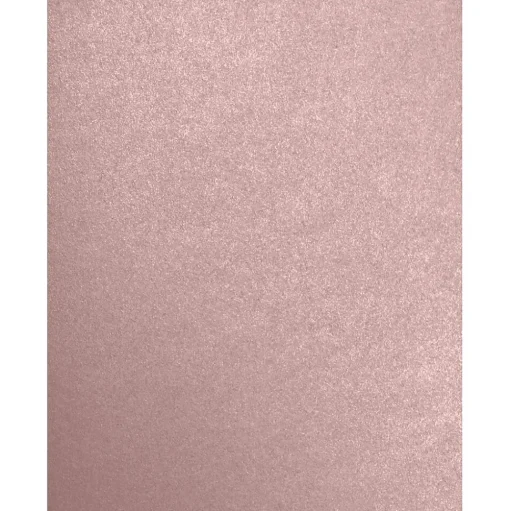 JAM Paper Multipurpose Paper<8.5" x 11" Color Multipurpose Paper, 80 lbs., Misty Rose Metallic, 50 Sheets/Ream (81211-P-M203-50)