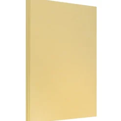 JAM Paper Multipurpose Paper<8.5" x 14" Color Multipurpose Paper, 24 lbs., Antique Gold Parchment, 500 Sheets/Ream (17132140B)