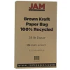 JAM Paper Multipurpose Paper<8.5" x 14" Multipupose Paper, 28 lbs., Brown Kraft Paper Bag, 50 Sheets/Pack (463117506B)