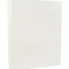 JAM Paper Card Stock<8.5" x 11" Parchment Cardstock, 65lb, White, 100/pack (171114G)