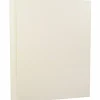 JAM Paper Card Stock<8.5" x 11" Strathmore Cardstock, 88lb, Natural White Linen, 100/pack (144010G)