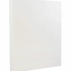 JAM Paper Card Stock<8.5" x 11" Strathmore Cardstock, 88lb, Bright White Wove, 100/pack (191267G)