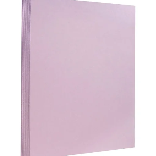 JAM Paper Card Stock<Extra Heavyweight 130 lb. Cardstock Paper, 8.5" x 11", Light Purple, 25 Sheets/Pack (296331629)