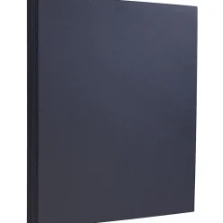 JAM Paper Card Stock<Extra Heavyweight 130 lb. Cardstock Paper, 8.5" x 11", Navy Blue, 25 Sheets/Pack (296131627)