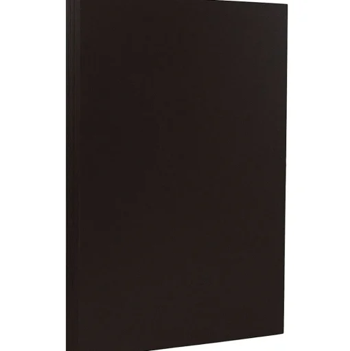 JAM Paper Multipurpose Paper<Legal Matte 8.5" x 14" Multipurpose Paper, 28 lbs., Black, 50 Sheets/Pack (64429500)