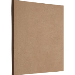 JAM Paper Card Stock<Matte 60 lb. Cardstock Paper, 8.5" x 11", Brown Kraft, 50 Sheets/Pack (LEKR120606)