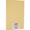 JAM Paper Card Stock<Parchment 65 lb. Cardstock Paper, 8.5" x 14", Antique Gold Yellow, 50 Sheets/Pack (17128864)
