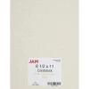 JAM Paper Card Stock<Parchment 65 lb. Cardstock Paper, 8.5" x 11", Light Brown, 50 Sheets/Pack (96700100)